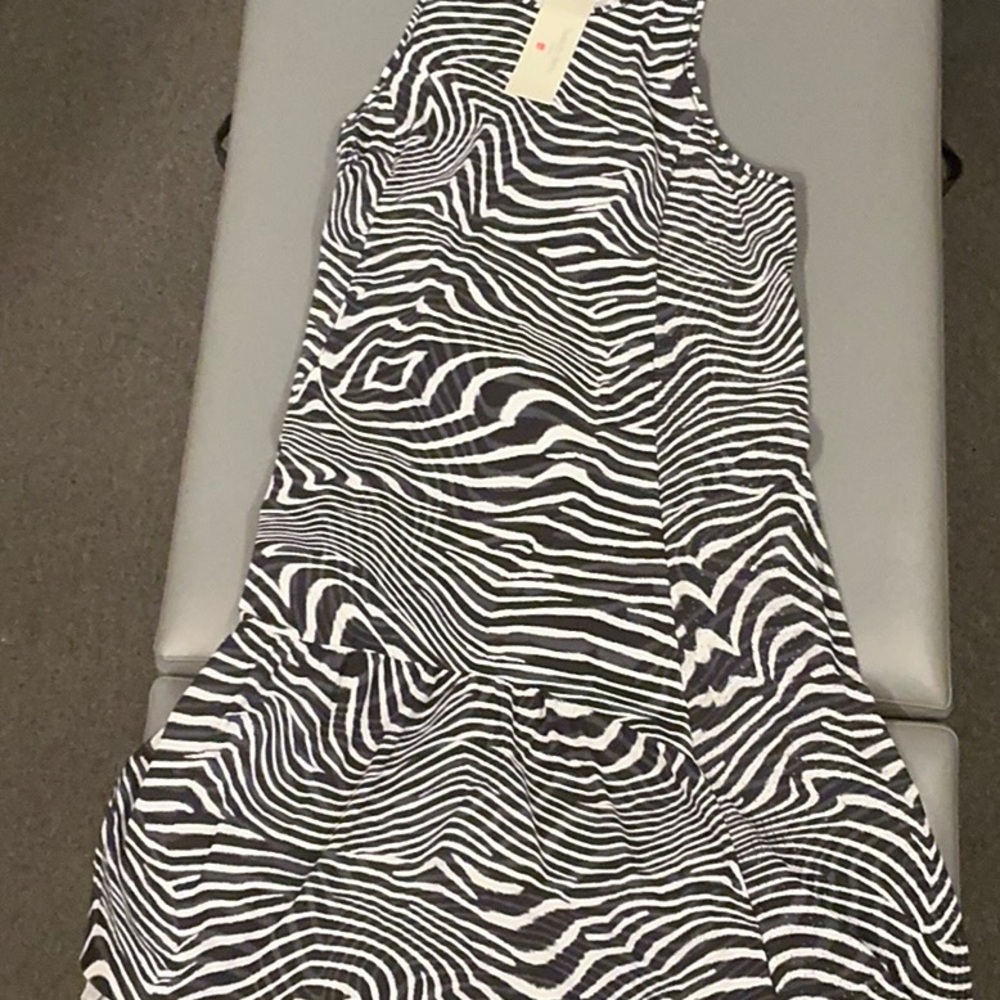 Sweaty Betty Black and White  Midi Dress